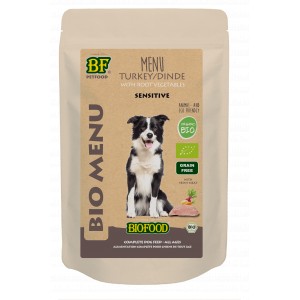 Hondenvoer: BF - Organic Kalkoen Menu Pouch