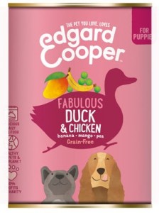 Hondenvoer: Edgard & Cooper - Eend & Kip Puppy Blik
