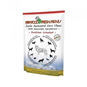 Hondenvoer: Farm Food Fresh Menu rundvlees natvoer hond (zakjes)
