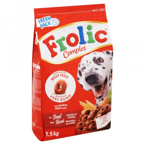 Hondenvoer: Frolic met rund