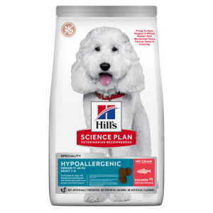 Hondenvoer: Hill's Adult Medium Hypoallergenic met zalm