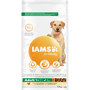 Hondenvoer: Iams for Vitality Adult Large met kip