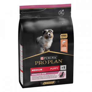 Hondenvoer: Pro Plan Medium Puppy Sensitive Skin met zalm
