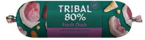Hondenvoer: Tribal - 80% Duck Sausage